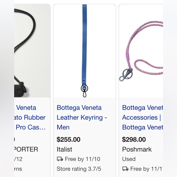 BOTTEGA VENETA LEATHER LANIARD - Picture 8 of 8